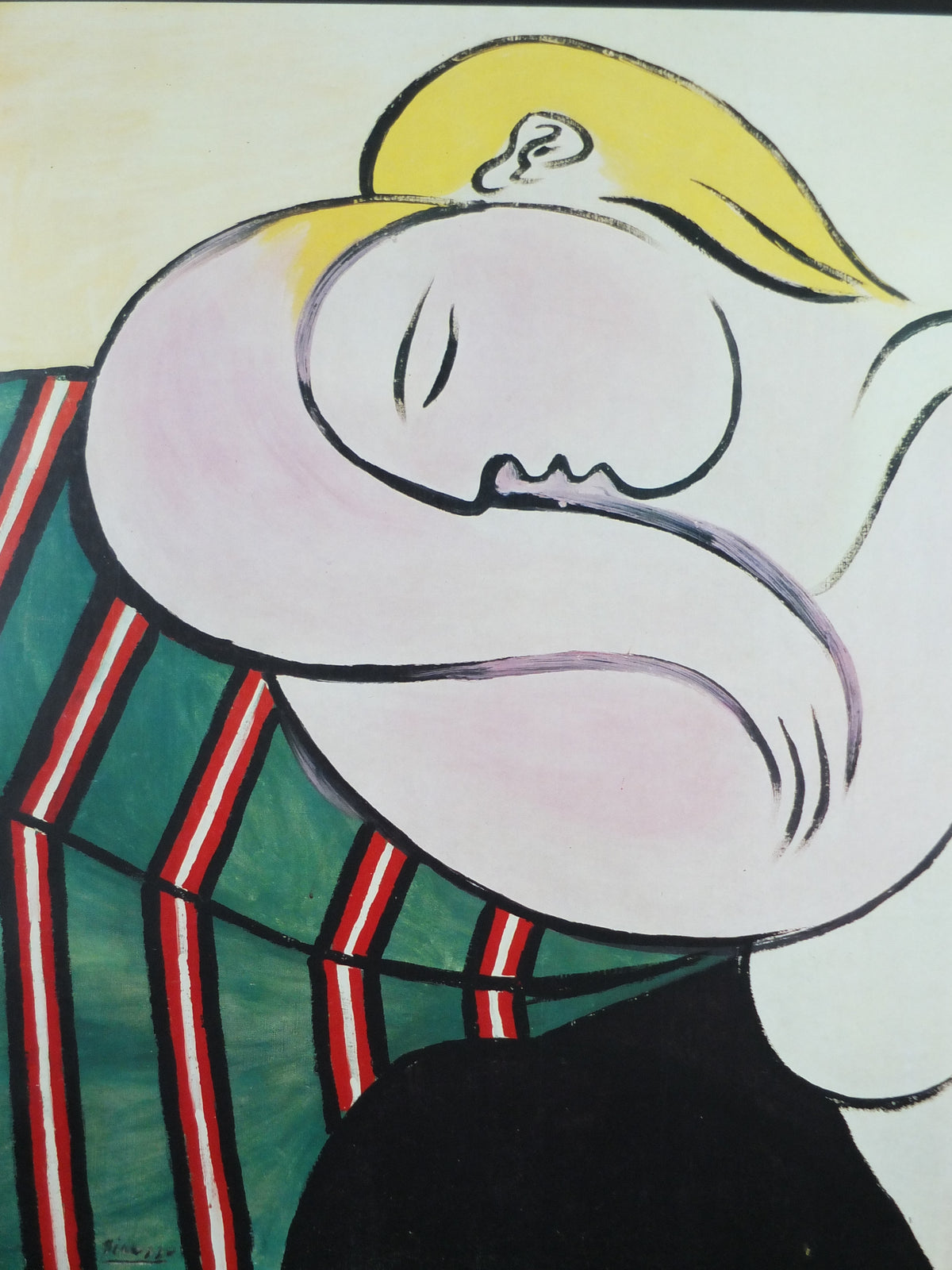 Original 1990 Pablo Picasso Exhibition Poster – Femme aux cheveux jaunes – Palazzo Grassi Venice