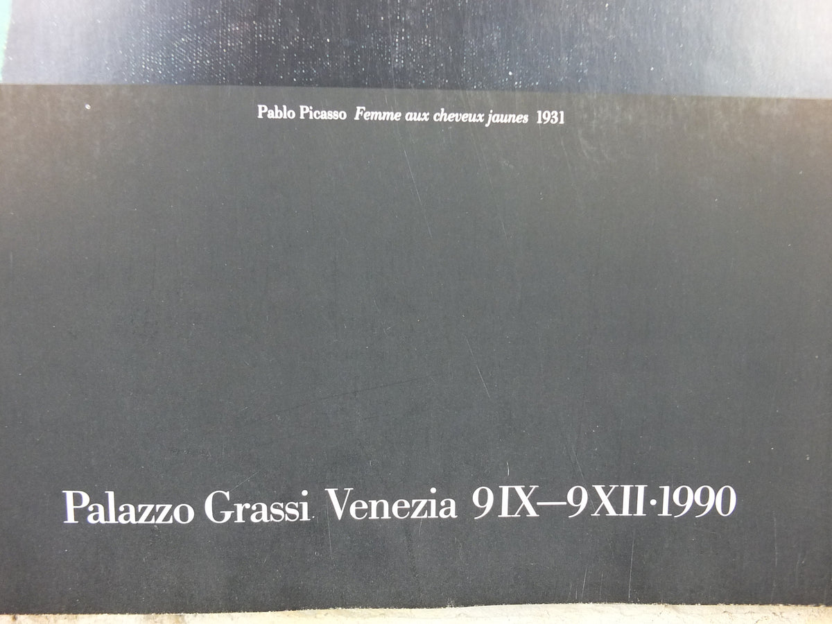 Original 1990 Pablo Picasso Exhibition Poster – Femme aux cheveux jaunes – Palazzo Grassi Venice