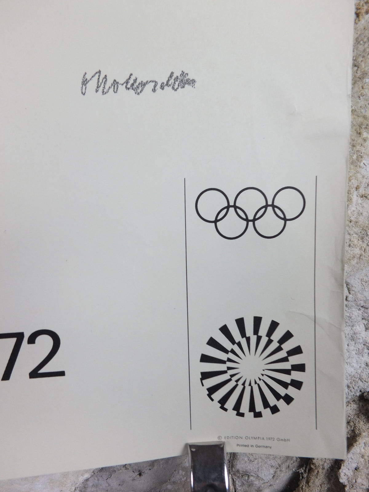 Original Oskar Kokoschka Munich 1972 Olympic Art Poster – Edition Olympia