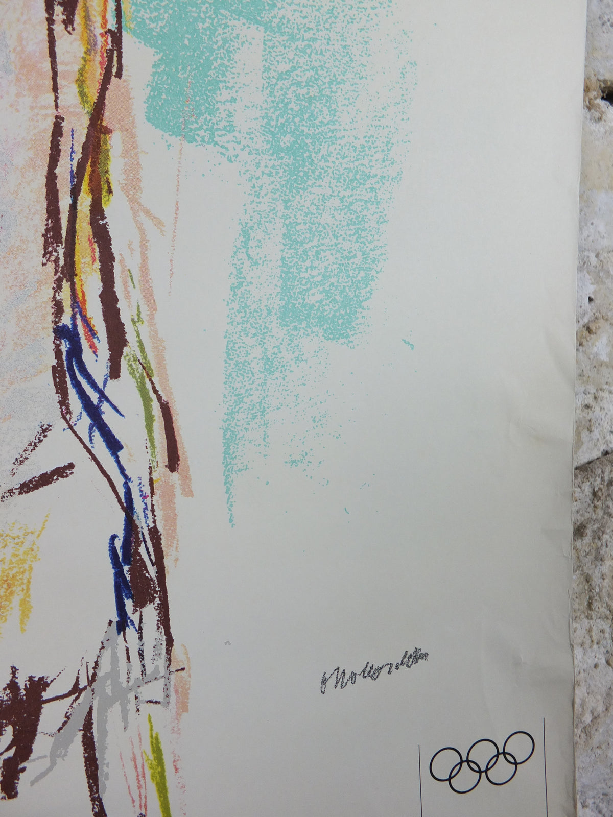 Original Oskar Kokoschka Munich 1972 Olympic Art Poster – Edition Olympia