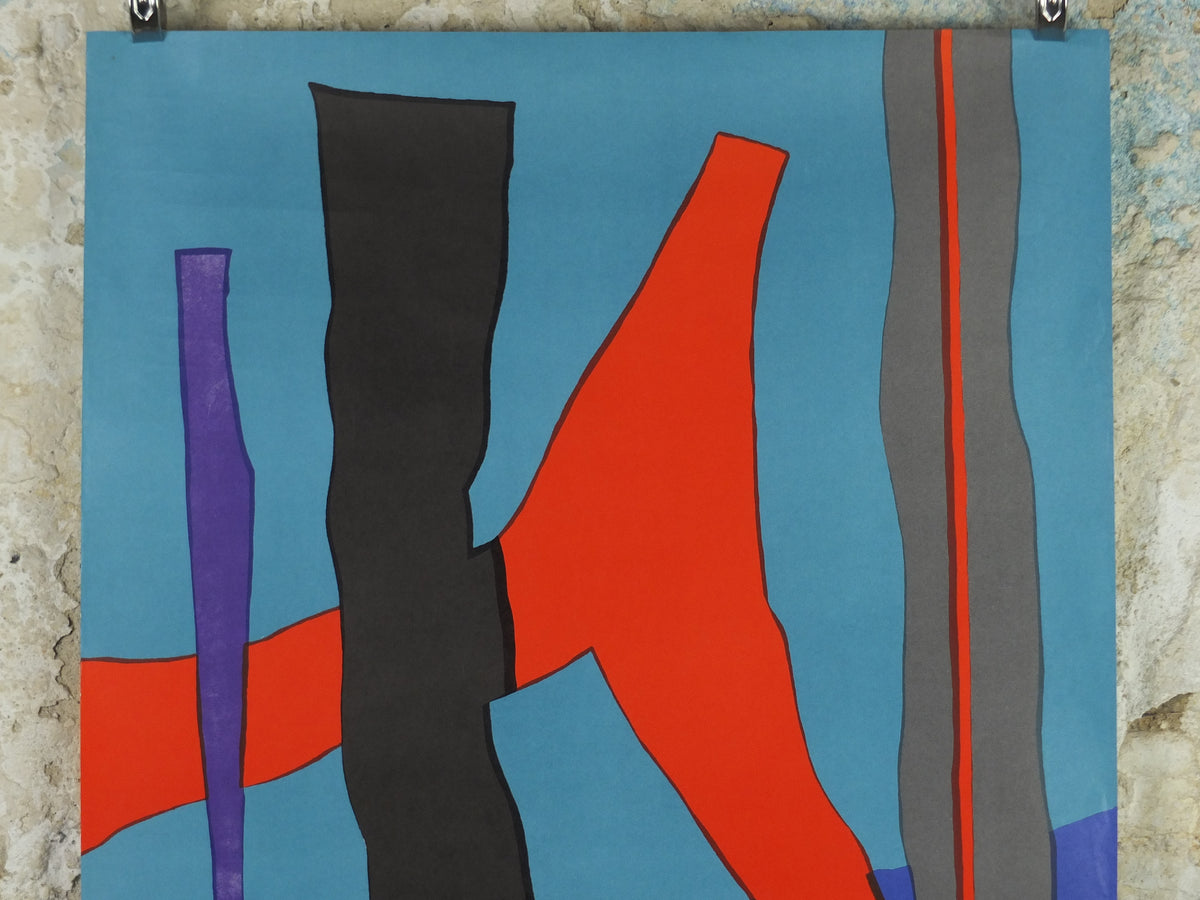 Original Fritz Winter Munich 1972 Olympic Art Poster – Edition Olympia