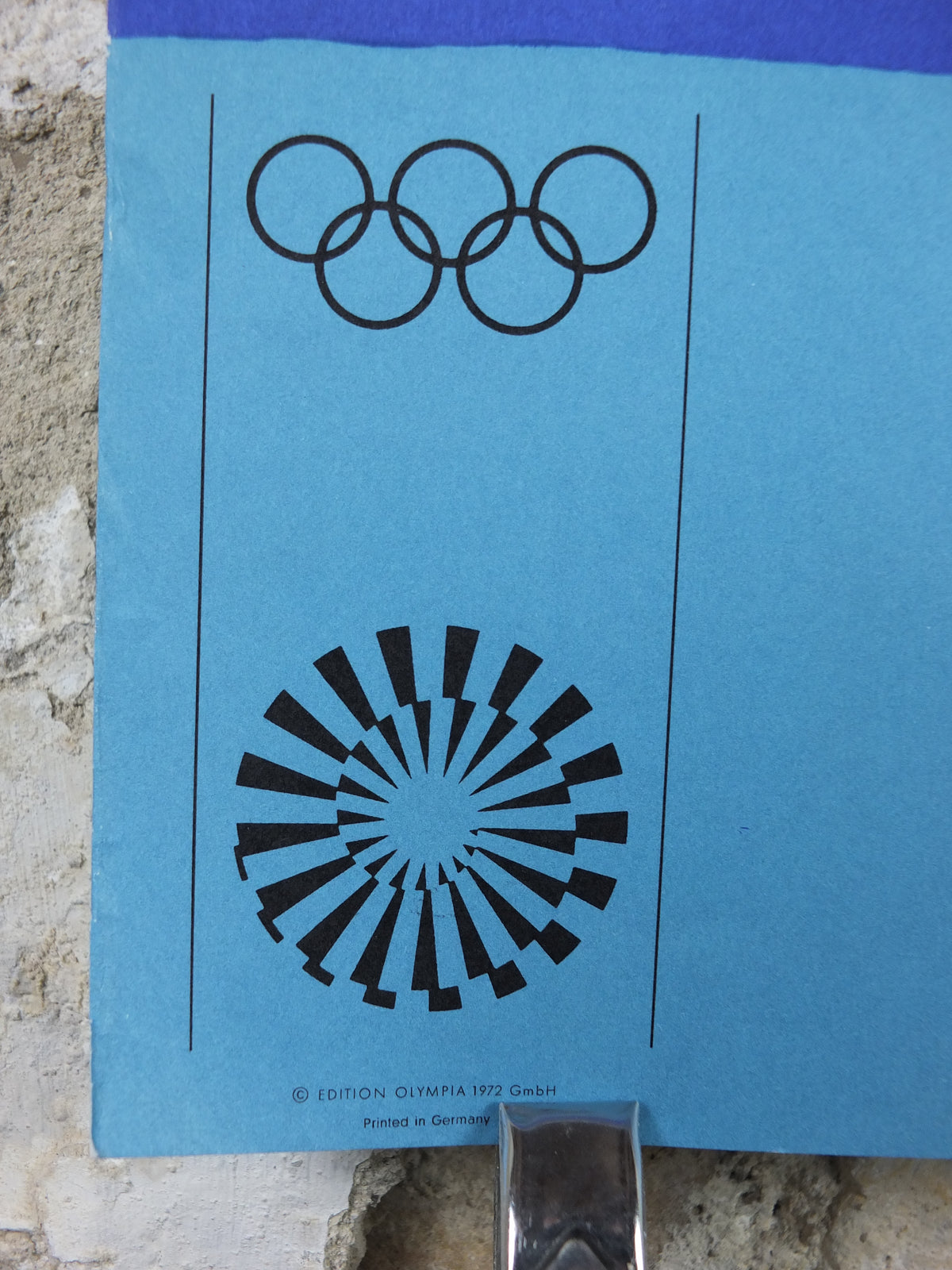 Original Fritz Winter Munich 1972 Olympic Art Poster – Edition Olympia