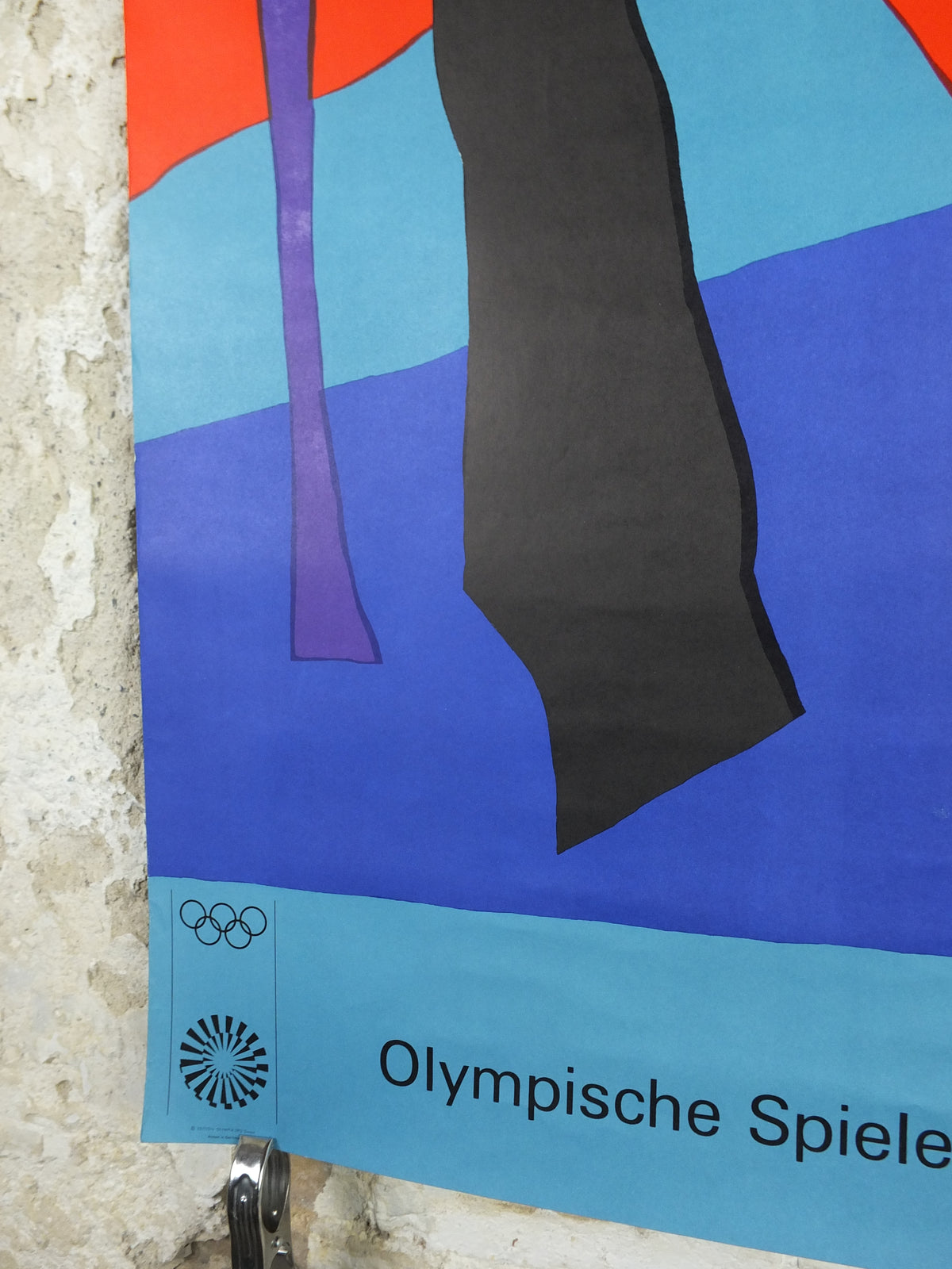Original Fritz Winter Munich 1972 Olympic Art Poster – Edition Olympia