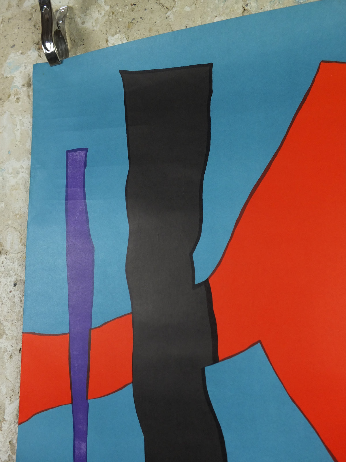 Original Fritz Winter Munich 1972 Olympic Art Poster – Edition Olympia