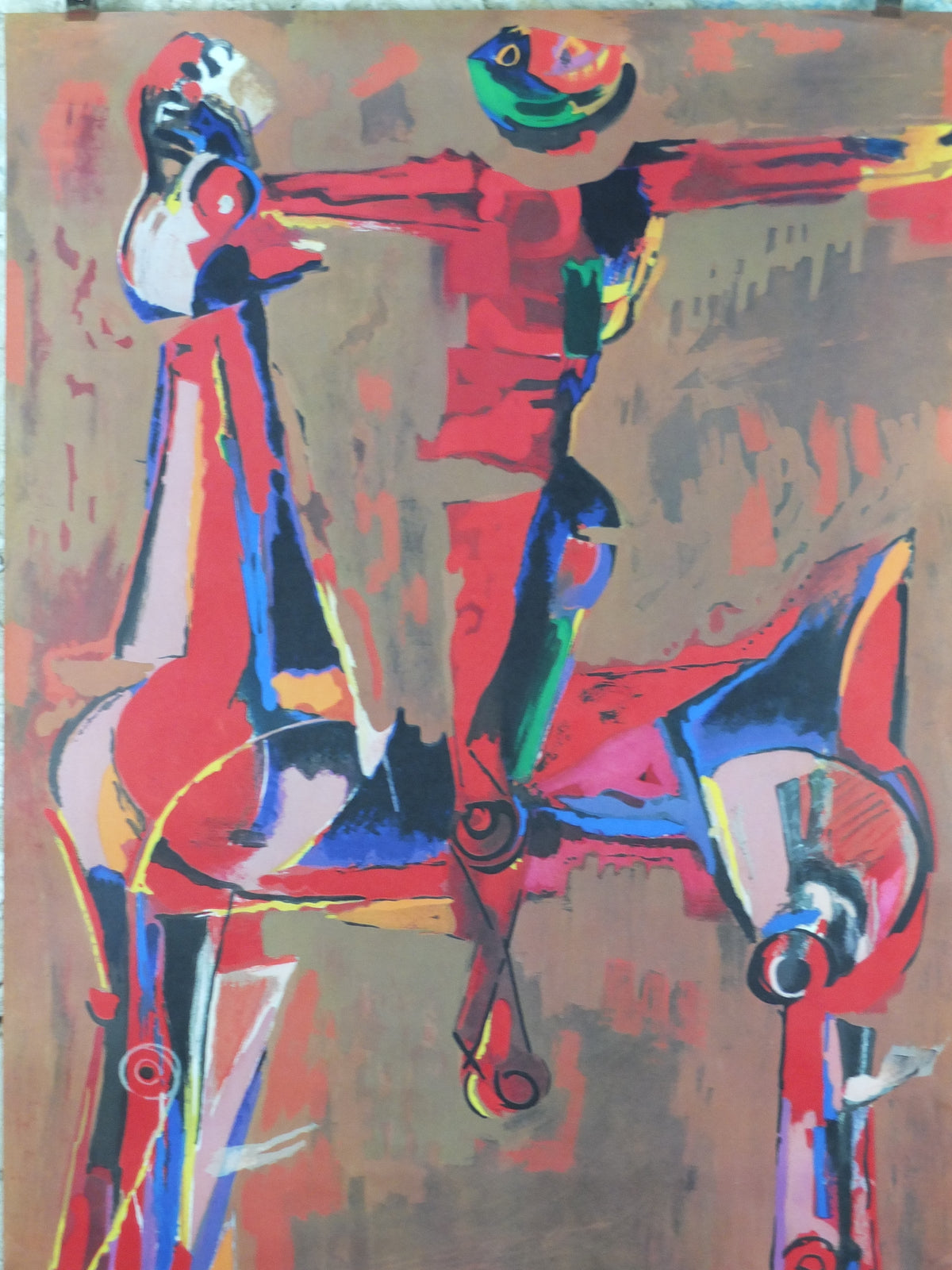 Original Marino Marini Munich 1972 Olympic Art Poster – Edition Olympia