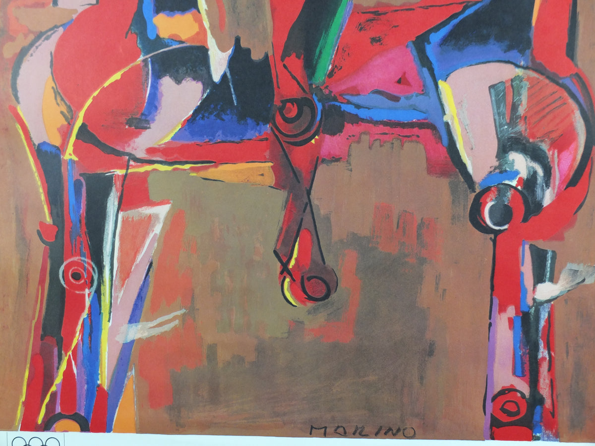 Original Marino Marini Munich 1972 Olympic Art Poster – Edition Olympia