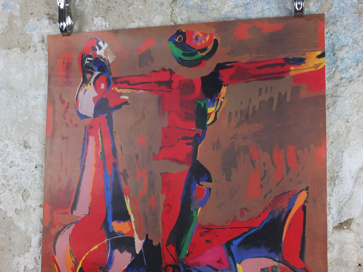 Original Marino Marini Munich 1972 Olympic Art Poster – Edition Olympia