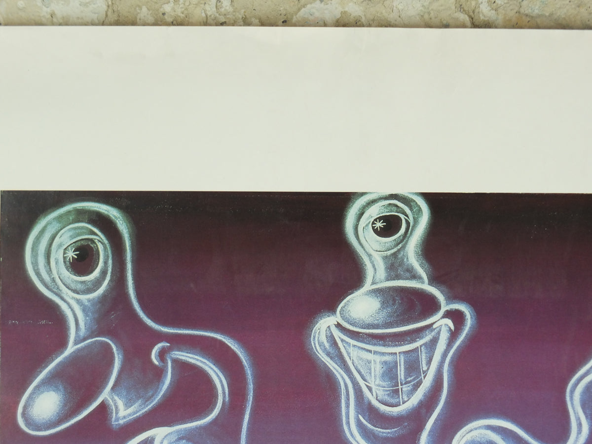 Original 1987 Kenny Scharf “Absolut Scharf” Vintage Advertising Poster
