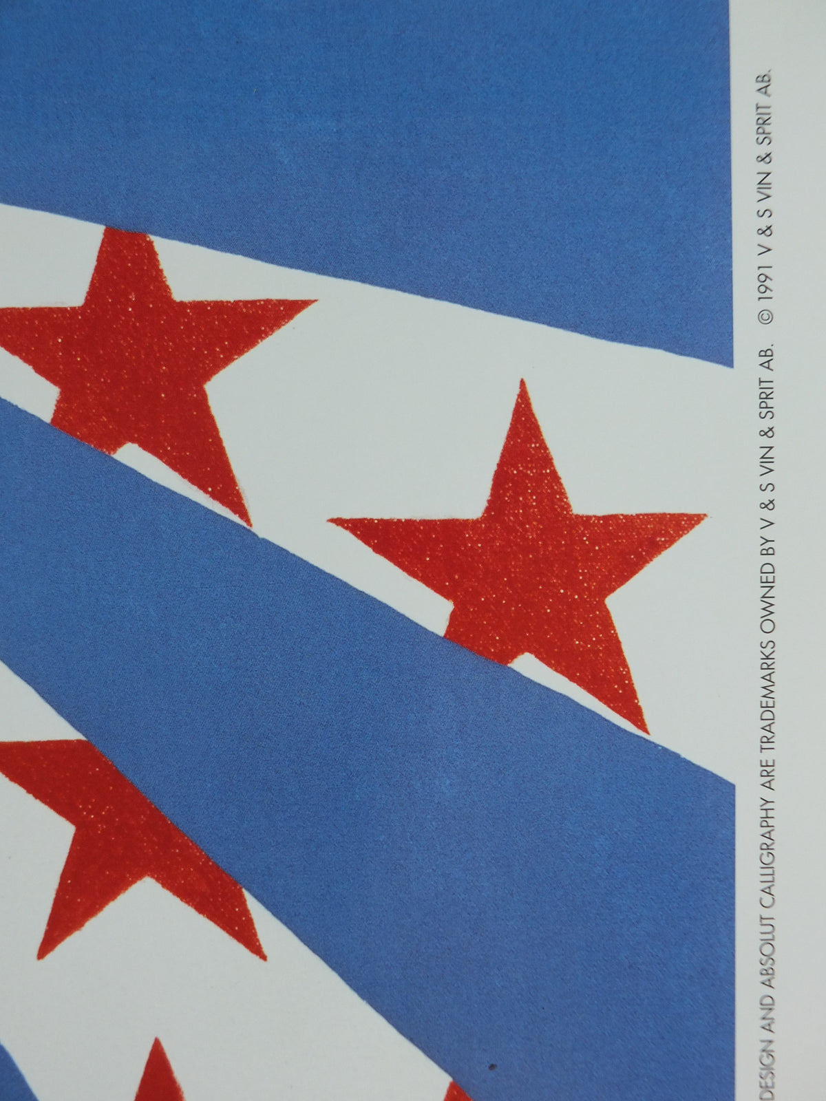1991 Rostislav Lebedev Advertising Poster – Absolut Vodka Glasnost Sots Art – Original Vintage Paper