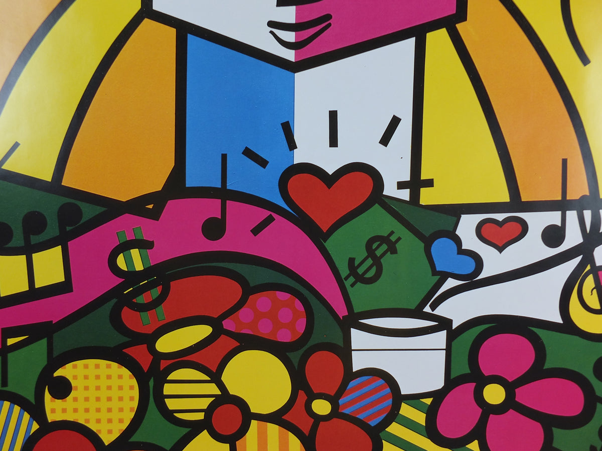 Original 1990 Absolut Britto Advertising Poster – Romero Britto Pop Art