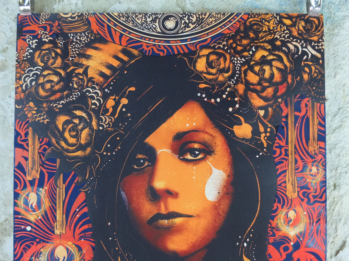 PJ Harvey Philadelphia 2017 Concert Poster – Nikita Kaun – Numbered 186/250