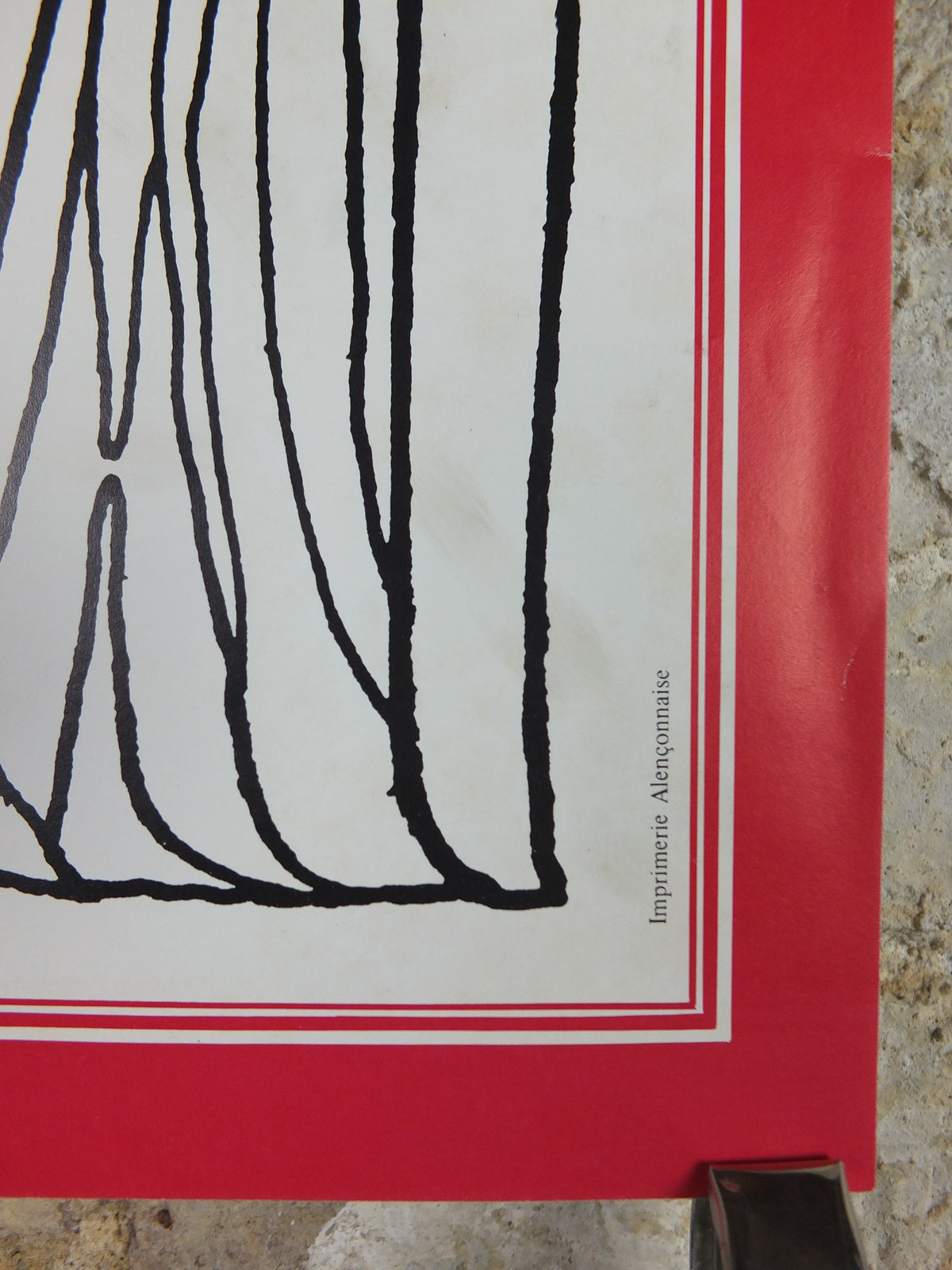 Original 1984 Jean Cocteau “Poète du spectacle” Paris Exhibition Poster