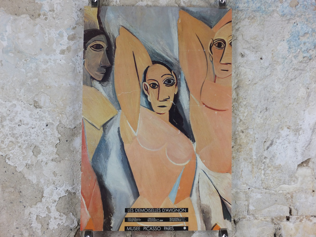 Original 1988 Picasso “Les Demoiselles d’Avignon” Musée Picasso Paris Poster