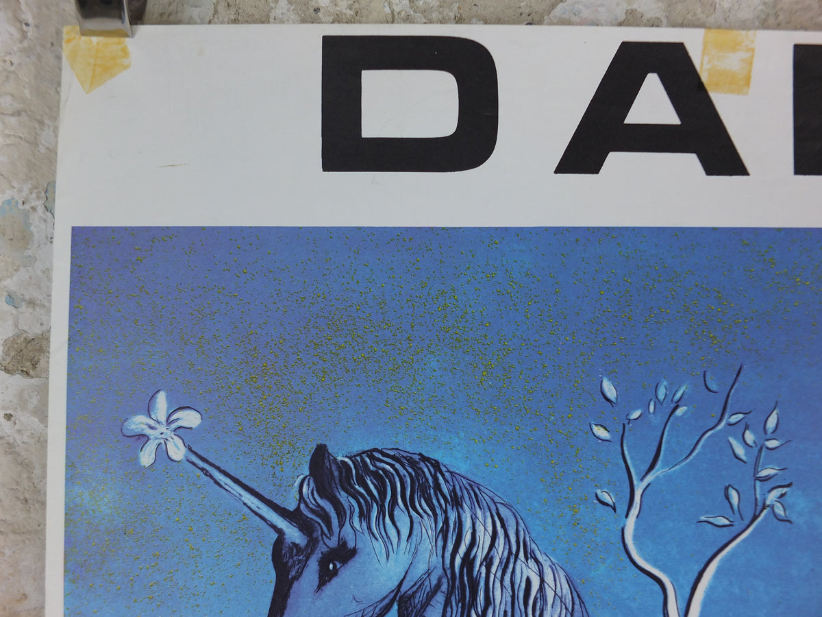 1987 Salvador Dalí Exhibition Poster – The Happy Unicorn – Saint-Tropez