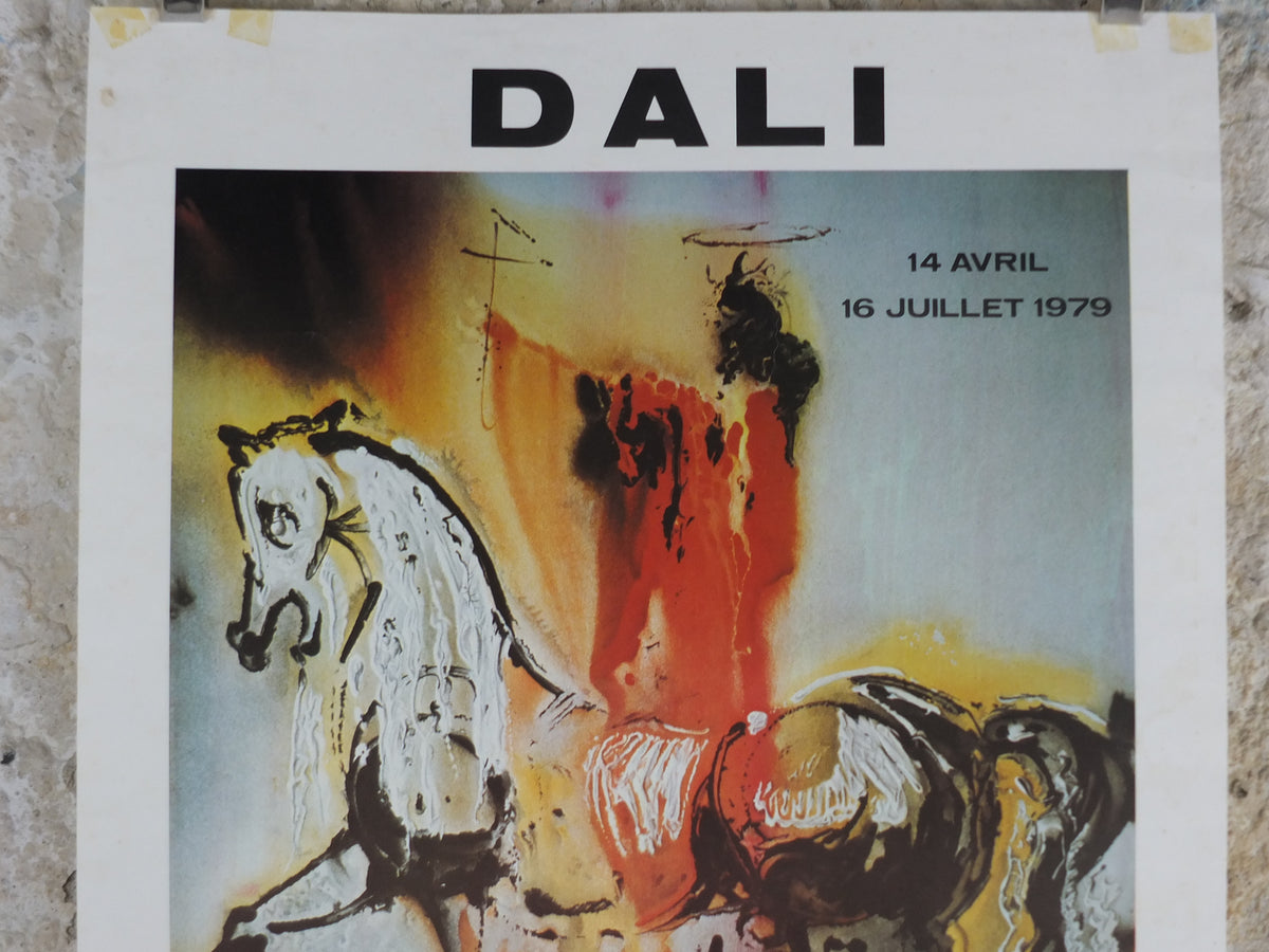 1979 Salvador Dalí Exhibition Poster – The Christian Knight – Saint-Tropez