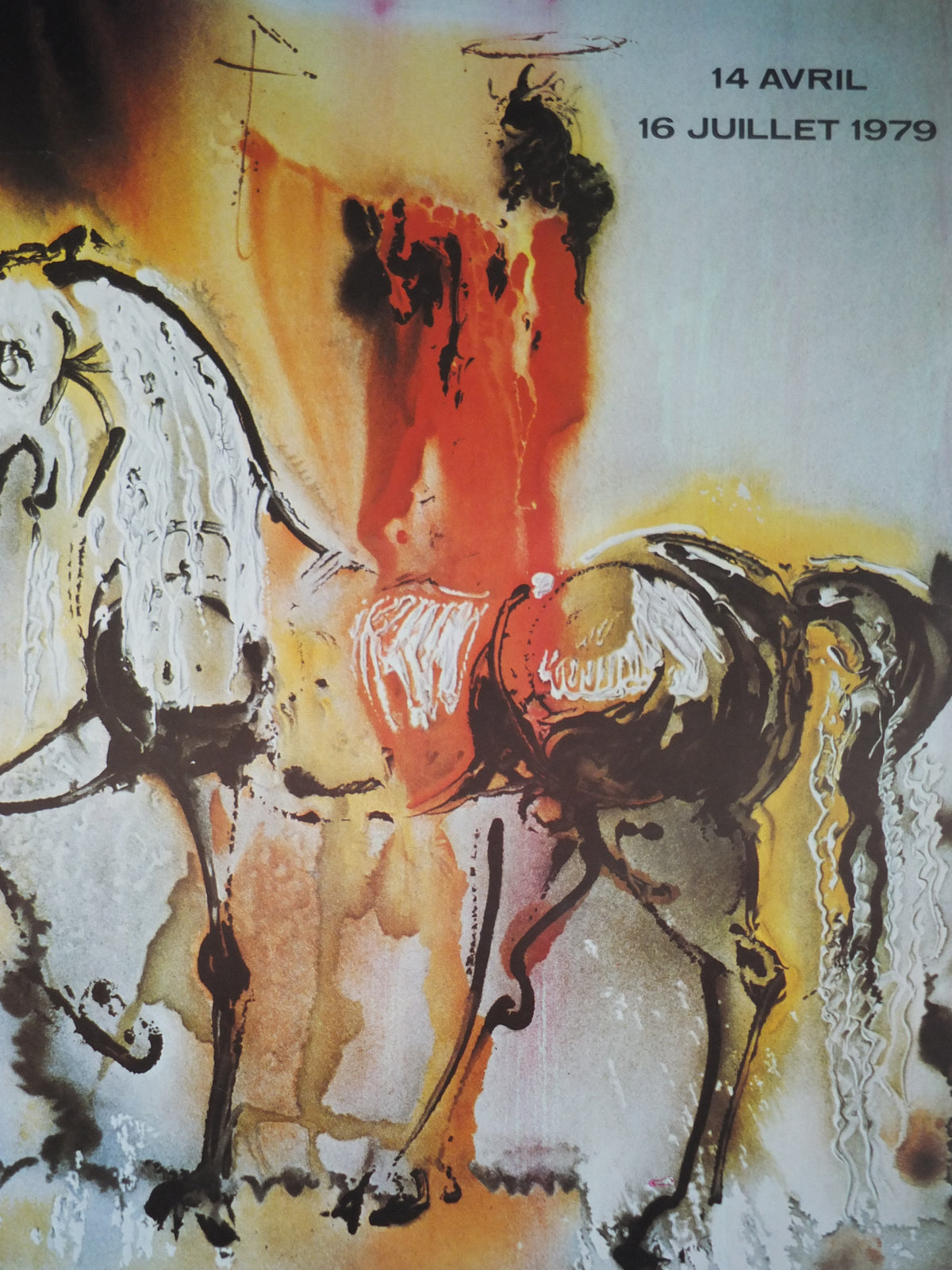 1979 Salvador Dalí Exhibition Poster – The Christian Knight – Saint-Tropez