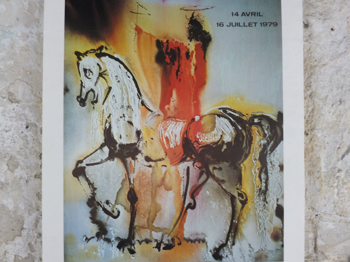 1979 Salvador Dalí Exhibition Poster – The Christian Knight – Saint-Tropez