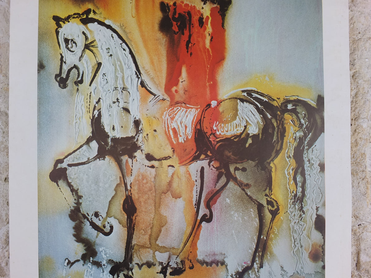 1979 Salvador Dalí Exhibition Poster – The Christian Knight – Saint-Tropez
