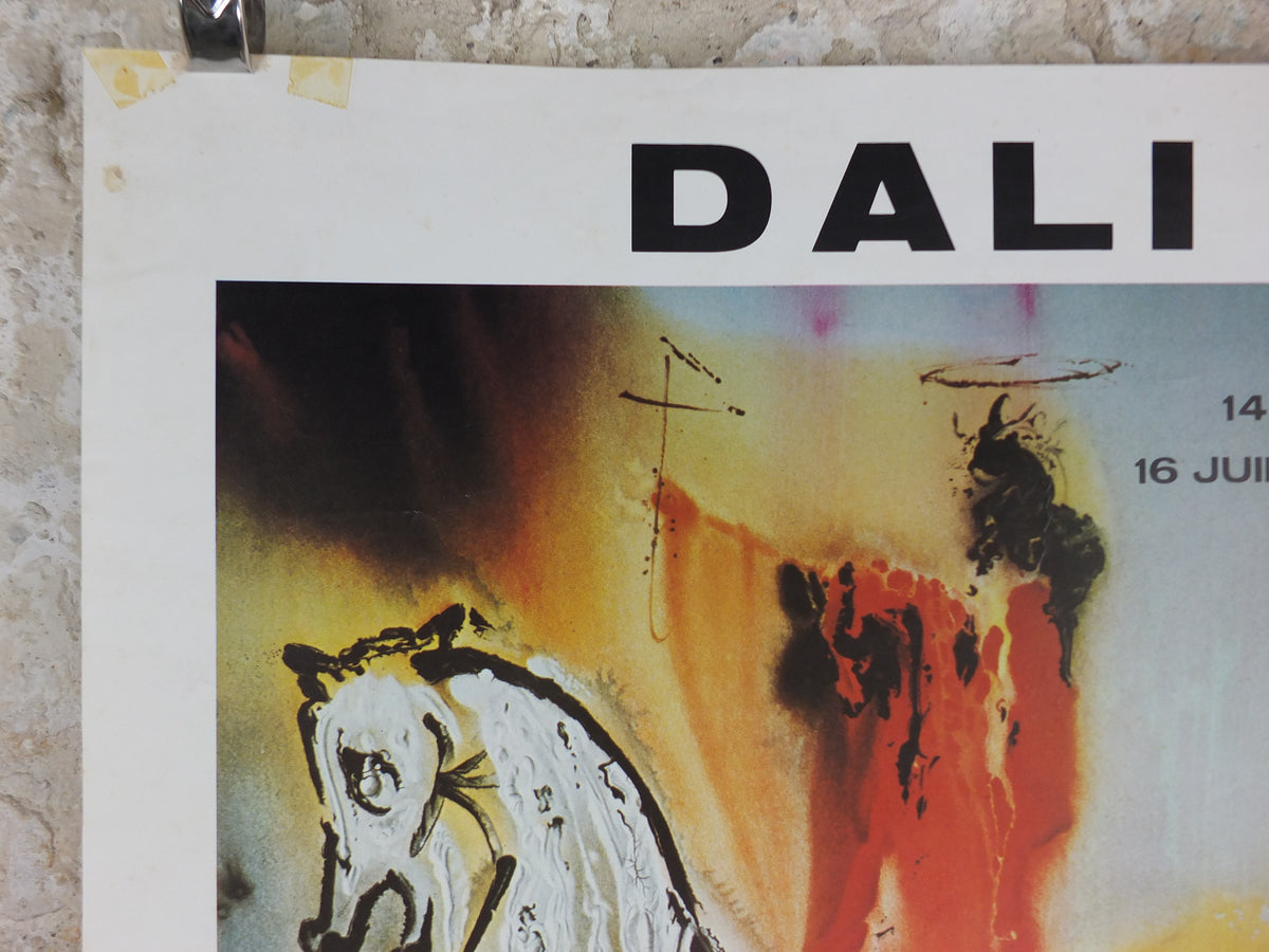 1979 Salvador Dalí Exhibition Poster – The Christian Knight – Saint-Tropez
