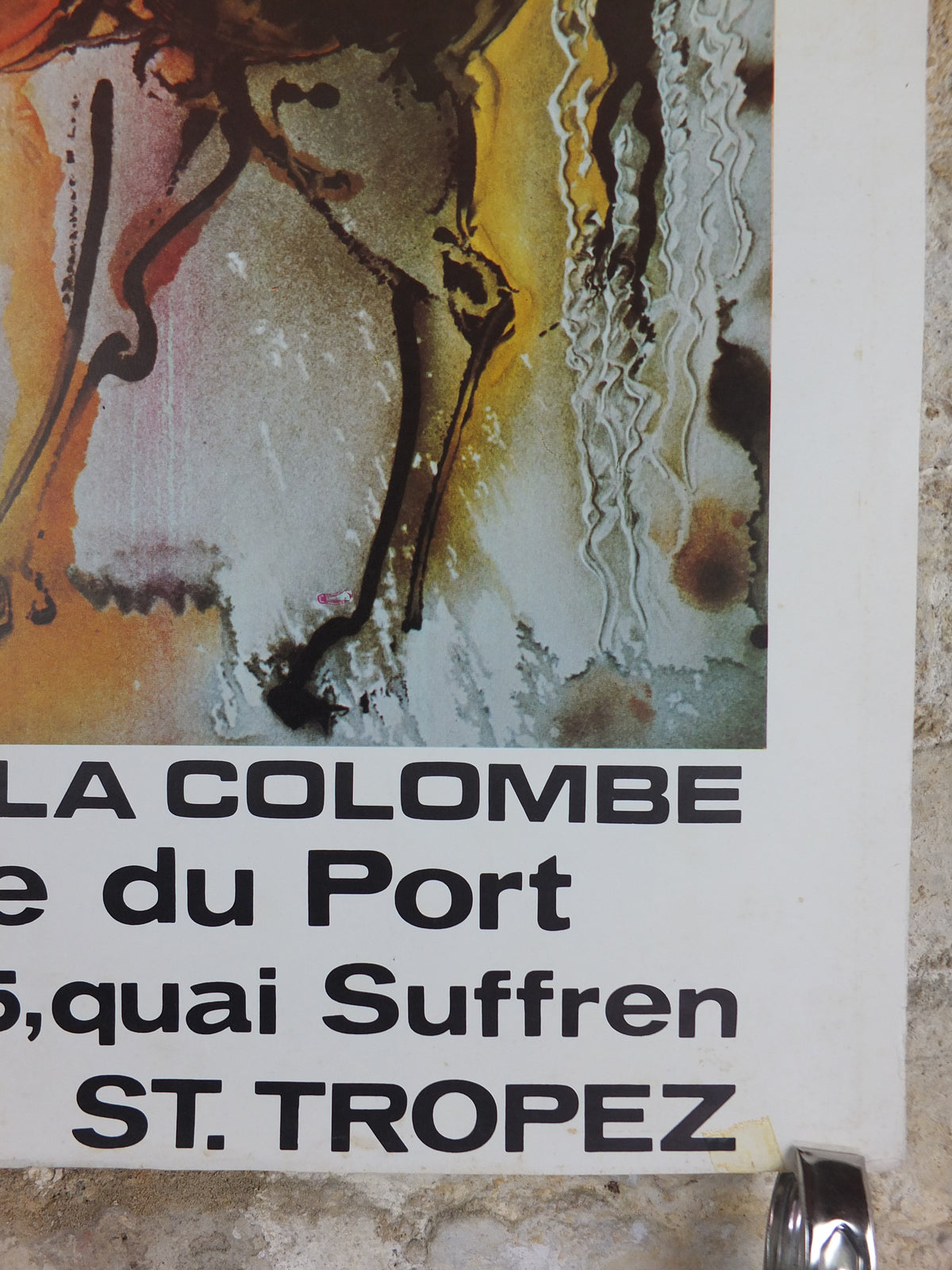 1979 Salvador Dalí Exhibition Poster – The Christian Knight – Saint-Tropez