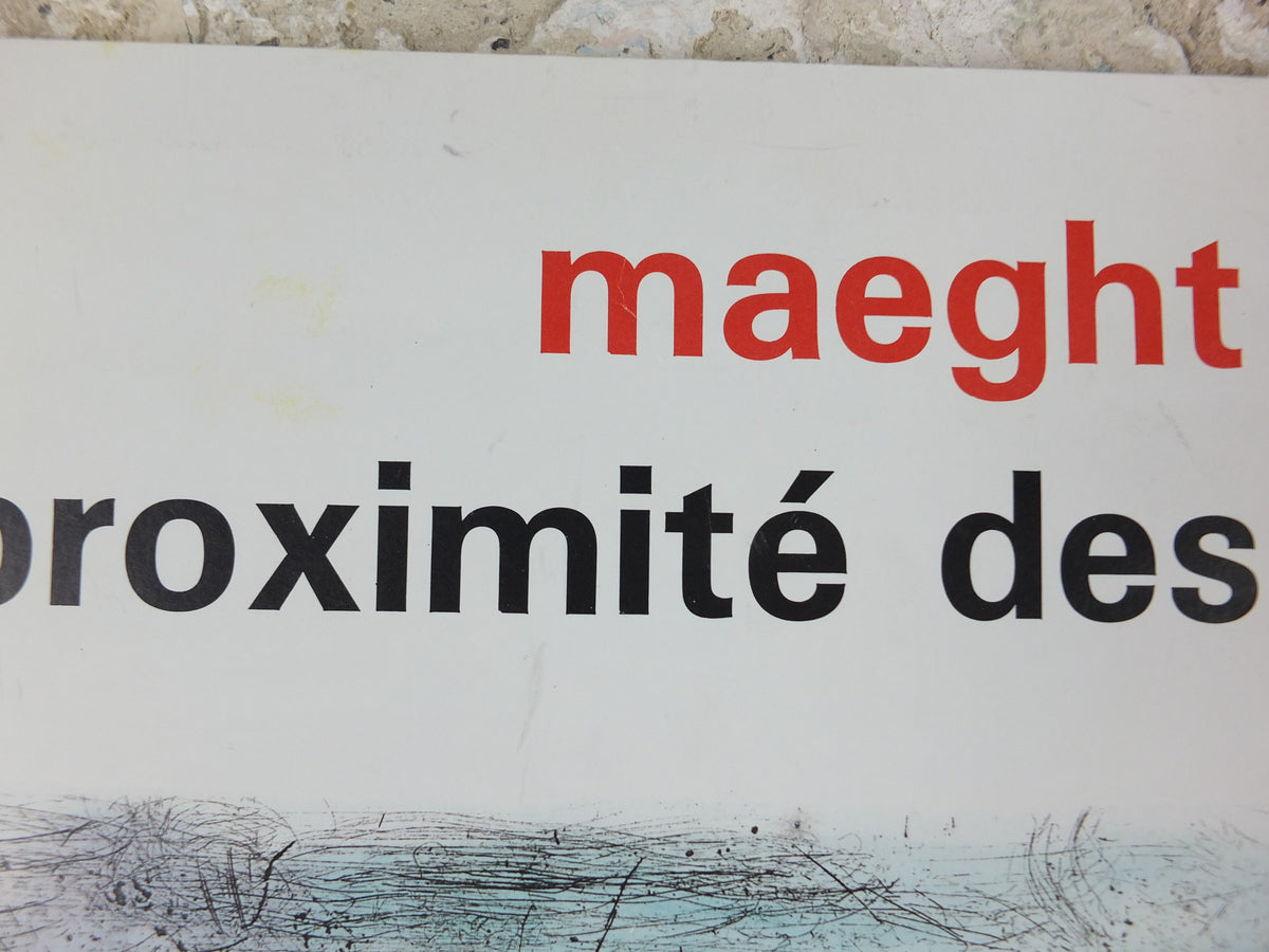 1986 Marc Chagall Maeght Exhibition Poster – Lovers in Bed, Aalborg