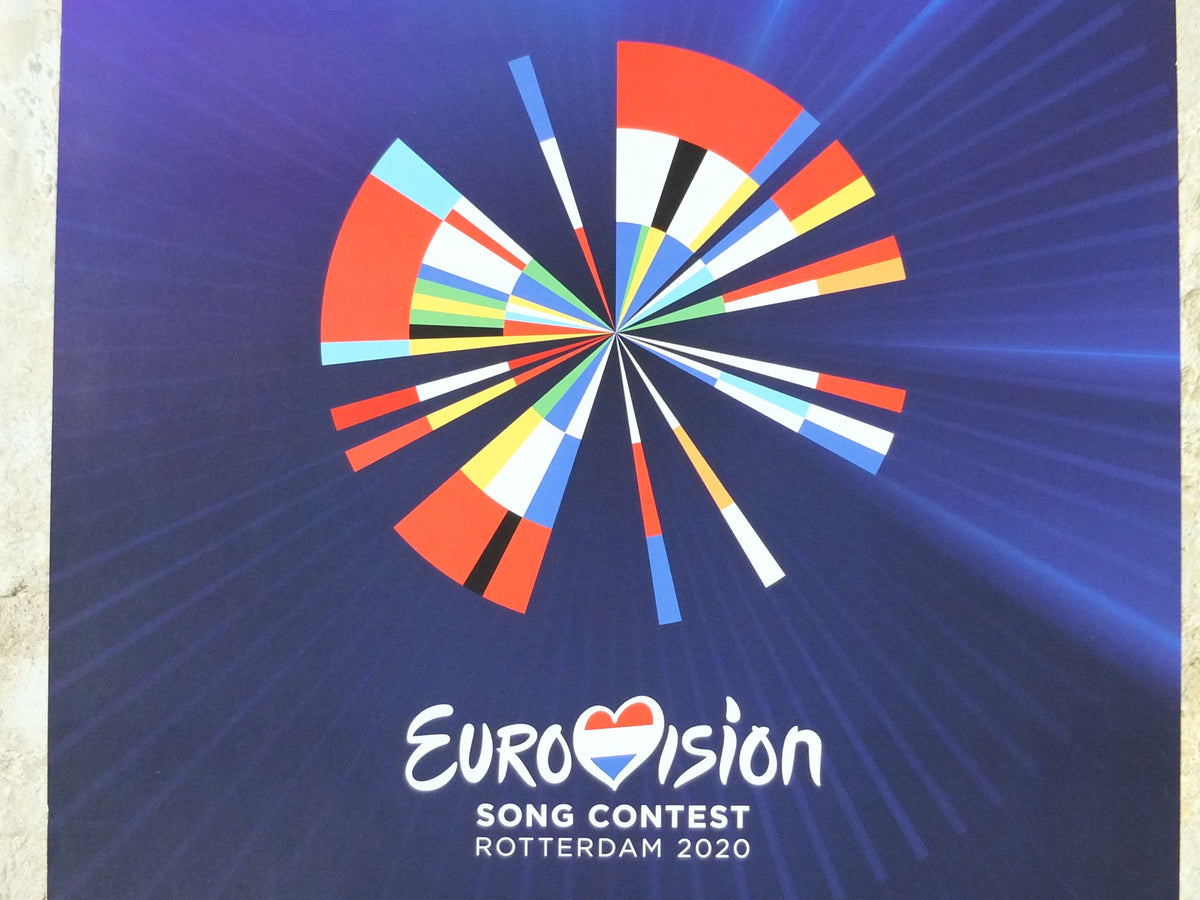 Eurovision 2020 Rotterdam Poster – Open Up, Cancelled Song Contest, Dutch Design
