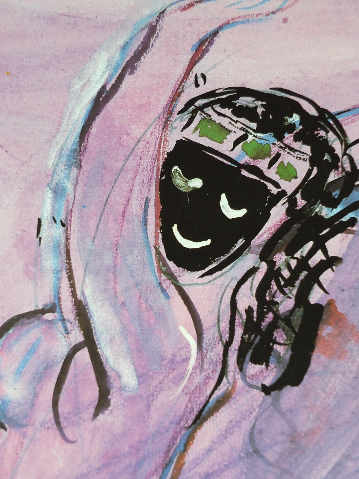 1984 Marc Chagall Violet Dancer Poster – The Firebird, Centre Pompidou Paris