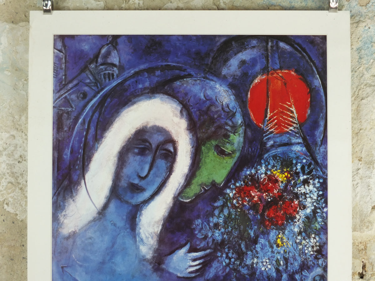 Marc Chagall Champs de Mars Art Print – Paris Lovers, Beechwood, c.1992