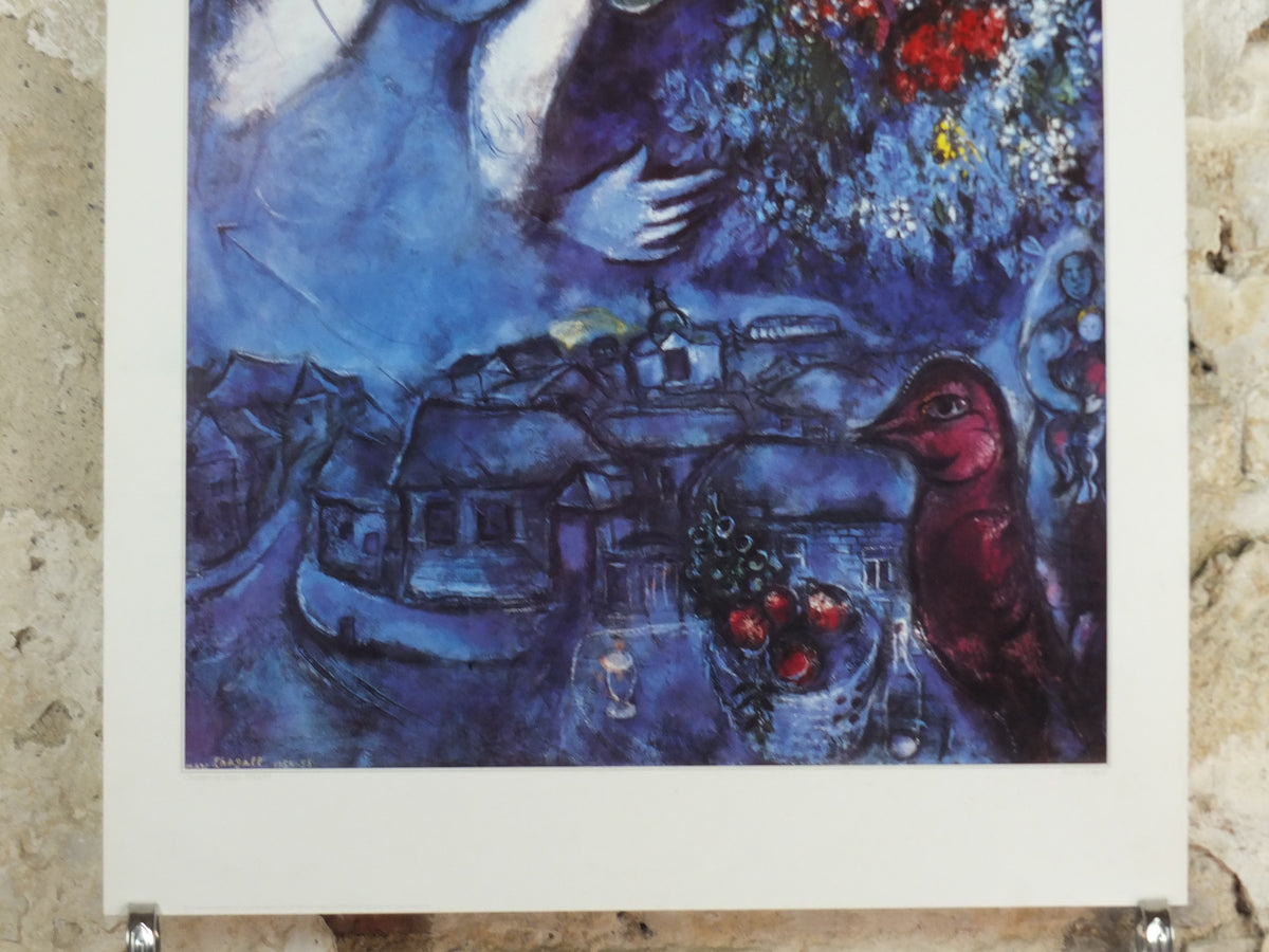 Marc Chagall Champs de Mars Art Print – Paris Lovers, Beechwood, c.1992