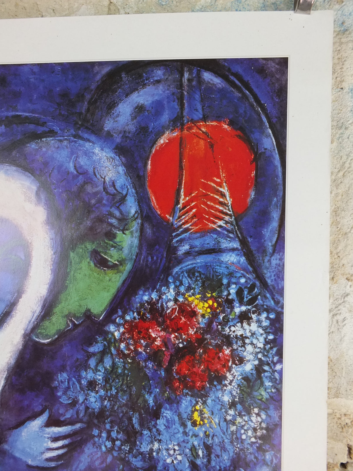 Marc Chagall Champs de Mars Art Print – Paris Lovers, Beechwood, c.1992