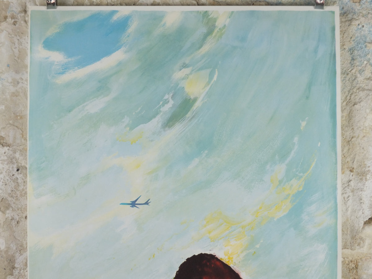c.1960 SAS North America Travel Poster – Otto Nielsen, American Bison
