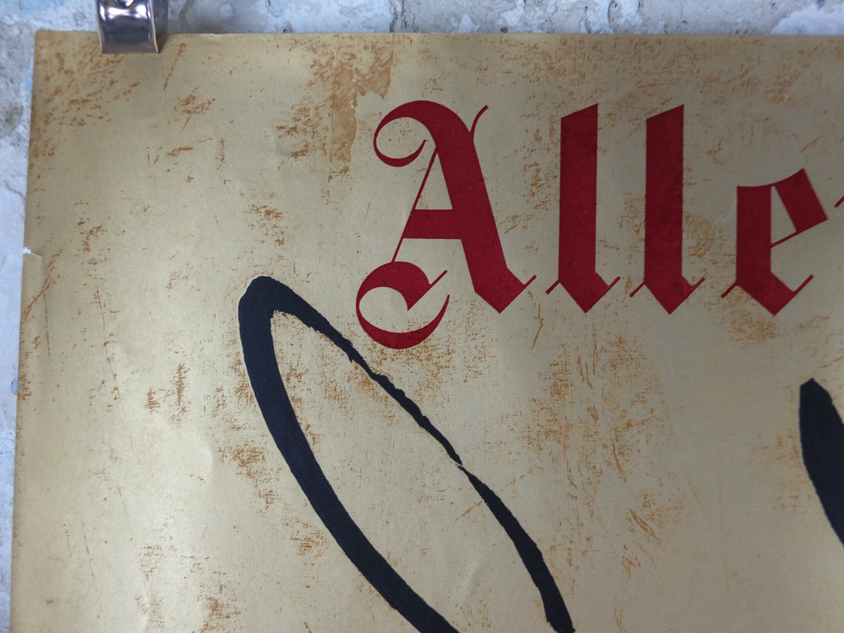 1967 Original Air France Germany Travel Poster – Georges Mathieu “Allemagne” Abstract Eagle