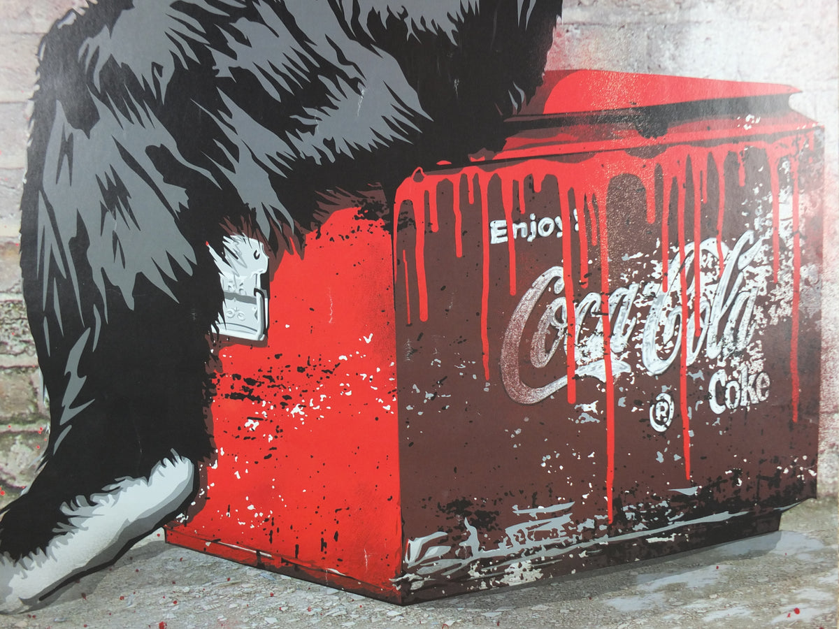 Mr Brainwash Follow Your Dreams Poster – 2012 London Exhibition – Chimpanzee Street Art