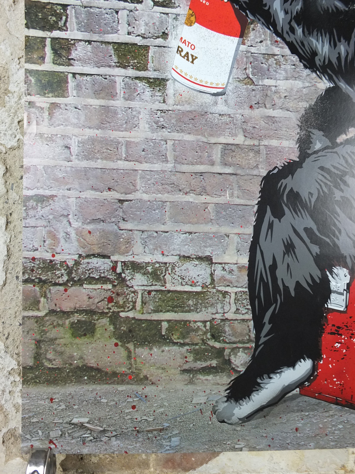 Mr Brainwash Follow Your Dreams Poster – 2012 London Exhibition – Chimpanzee Street Art
