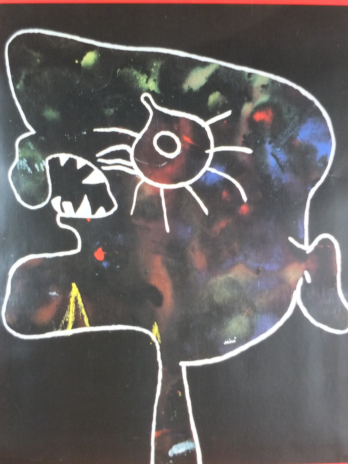1993 Joan Miró Centenary Exhibition Poster – Head of a Man – Barcelona Fundació Joan Miró