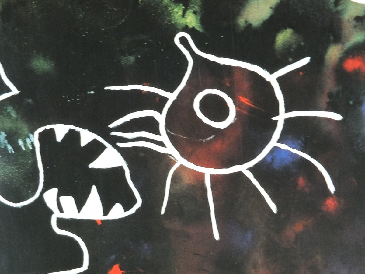 1993 Joan Miró Centenary Exhibition Poster – Head of a Man – Barcelona Fundació Joan Miró