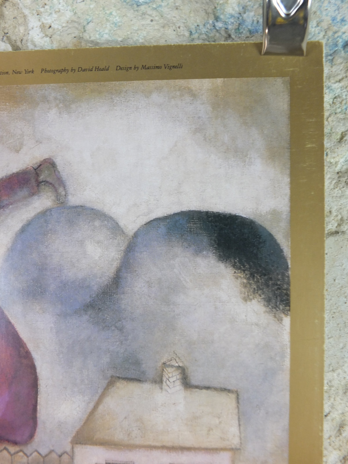 Marc Chagall Green Violinist Guggenheim Museum Poster – Massimo Vignelli Design