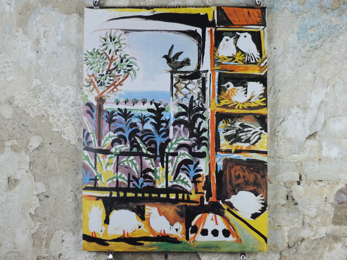 1999 Pablo Picasso Les Pigeons Poster – The Pigeons, 1957 – Colourful EGIM Art Print
