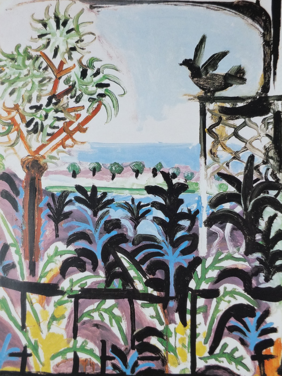 1999 Pablo Picasso Les Pigeons Poster – The Pigeons, 1957 – Colourful EGIM Art Print