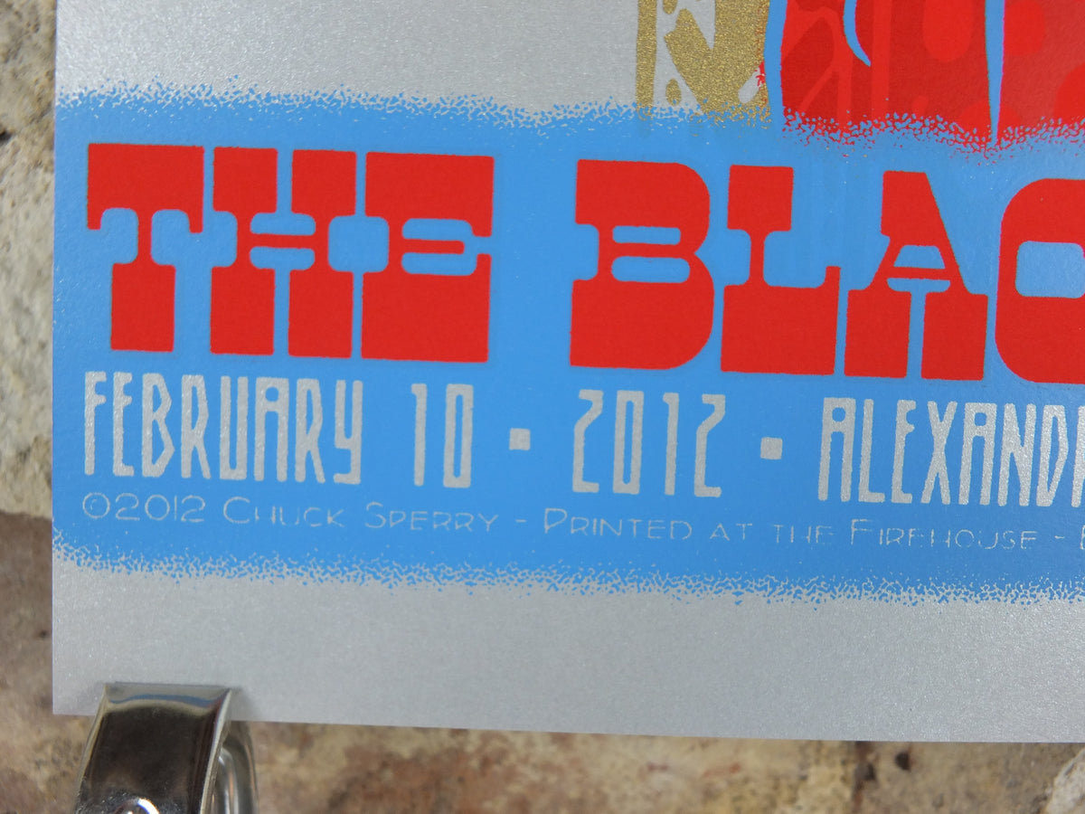 2012 The Black Keys Band-Signed London Poster – Chuck Sperry Lachesis Screenprint