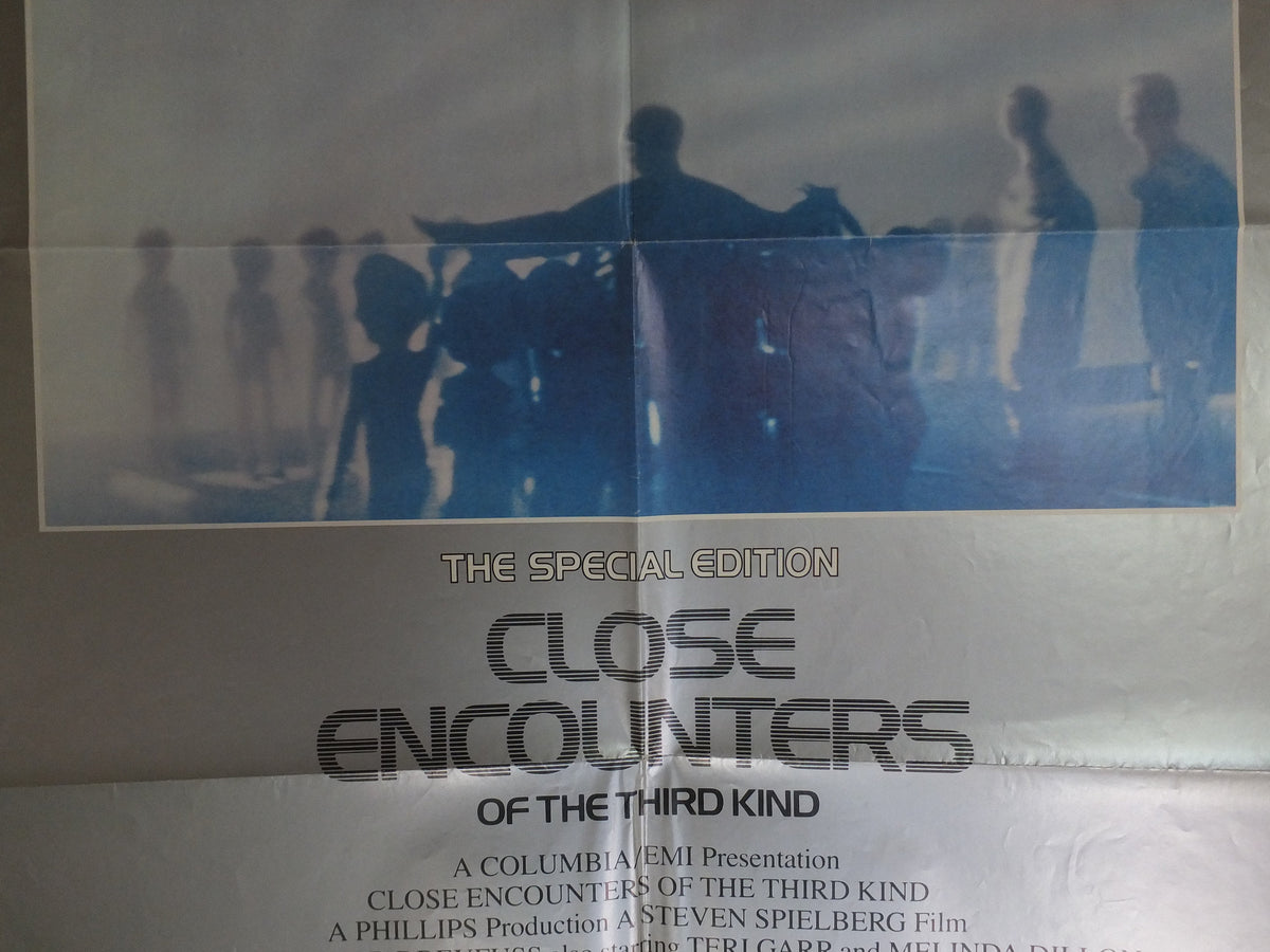 Original Vintage Movie Poster Close Encounters Third Kind 1980 1980s wall art special edition US one sheet cinema film memorabilia