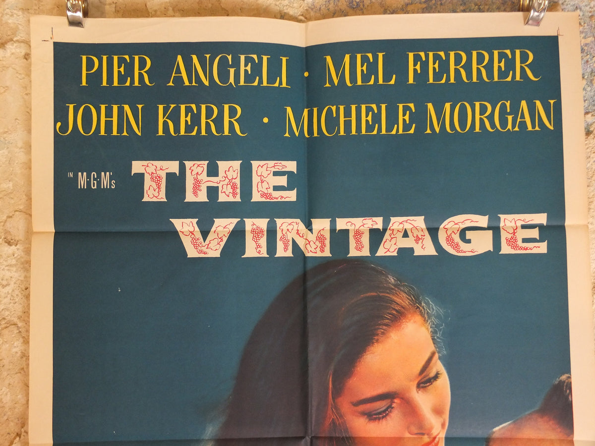 Original Vintage Movie Poster The Vintage 1957 1950s wall art love romance affection affair intrigue US one sheet cinema film memorabilia