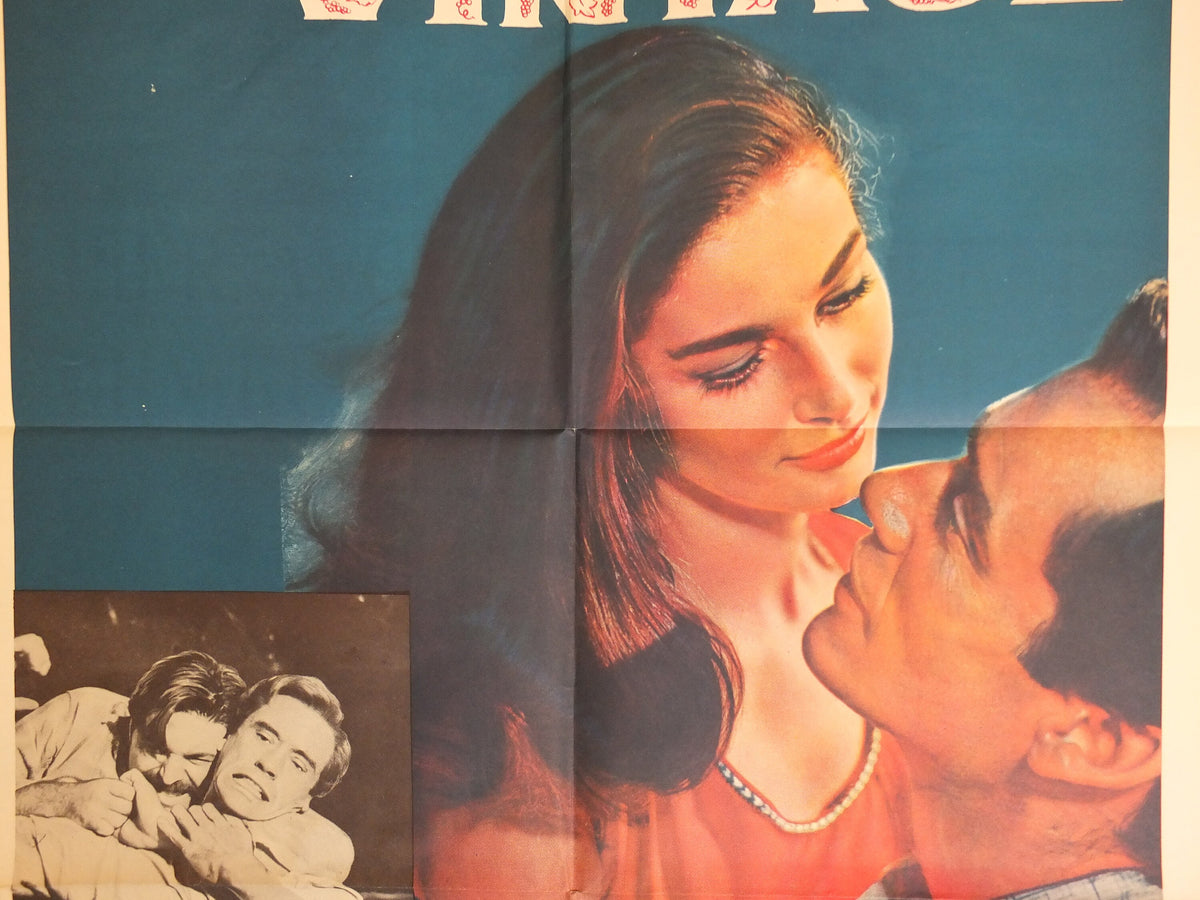 Original Vintage Movie Poster The Vintage 1957 1950s wall art love romance affection affair intrigue US one sheet cinema film memorabilia