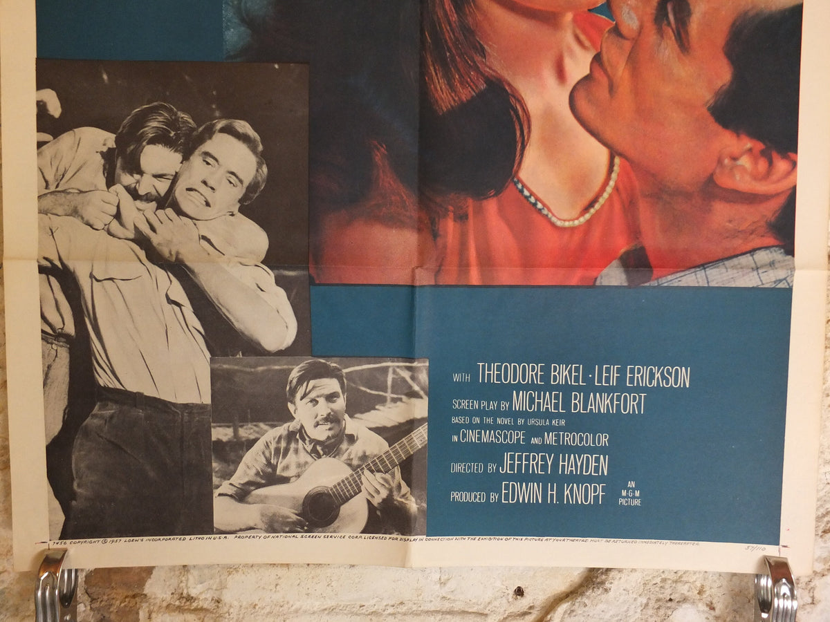 Original Vintage Movie Poster The Vintage 1957 1950s wall art love romance affection affair intrigue US one sheet cinema film memorabilia