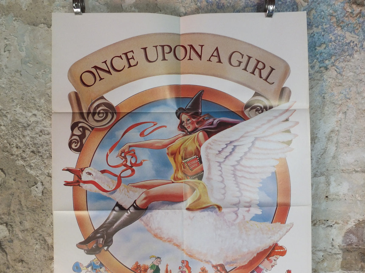 Original Vintage Movie Poster Once upon a Girl 1976 1970s wall art bedtime stories sexploitation sex US one sheet cinema film memorabilia