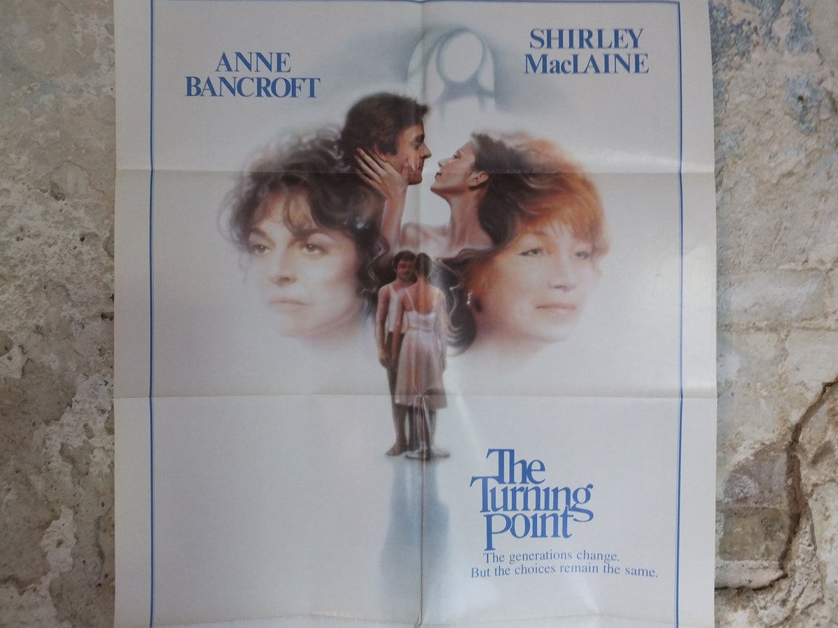 Original Vintage Movie Poster Turning Point 1977 1970s wall art Shirley Maclaine Anne Bancroft ballet US one sheet cinema film memorabilia