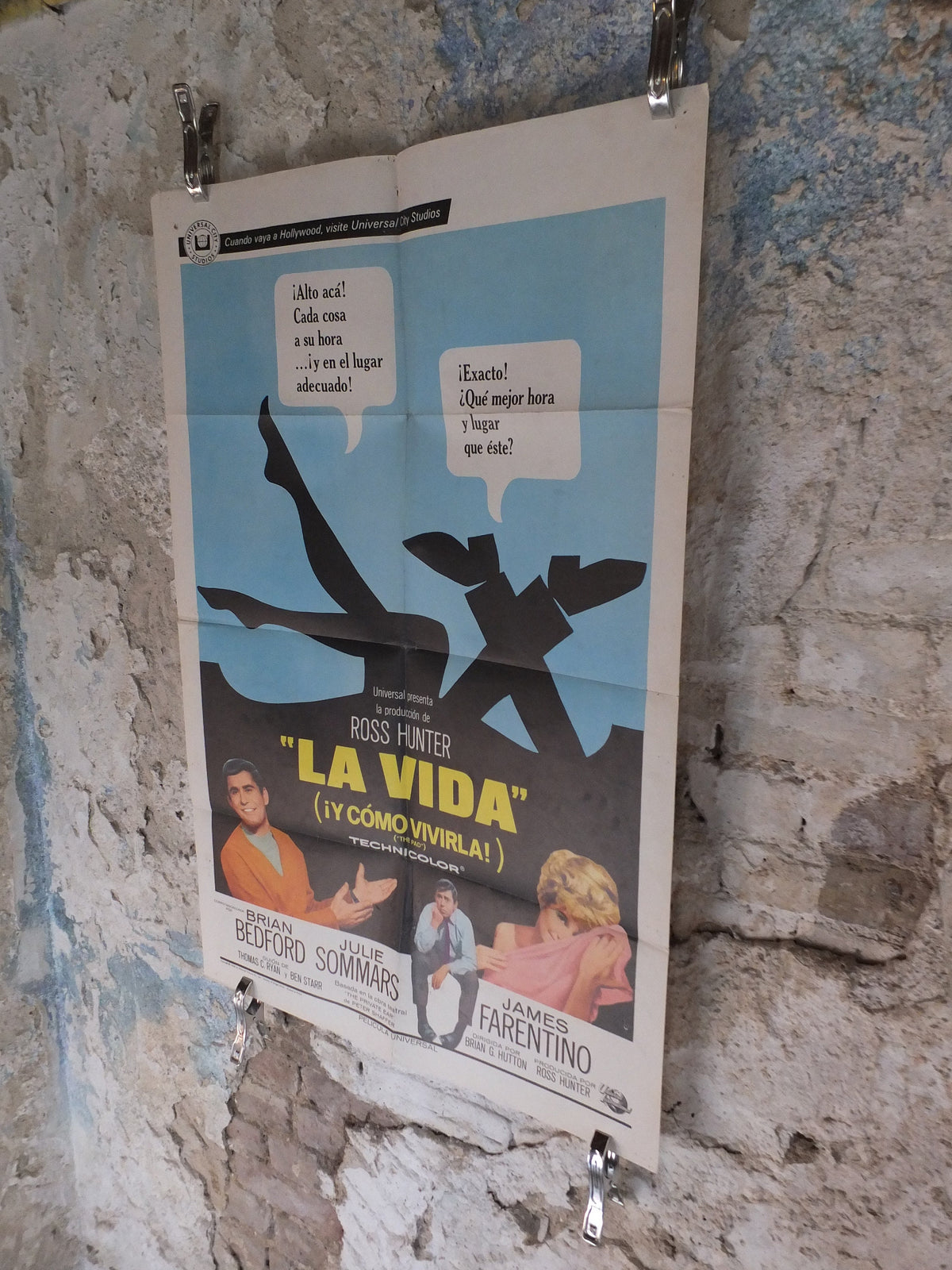 Original Vintage Movie Poster The Pad La Vida Loca Life and how to live it 1966 Spanish 1960s wall art US one sheet cinema film memorabilia