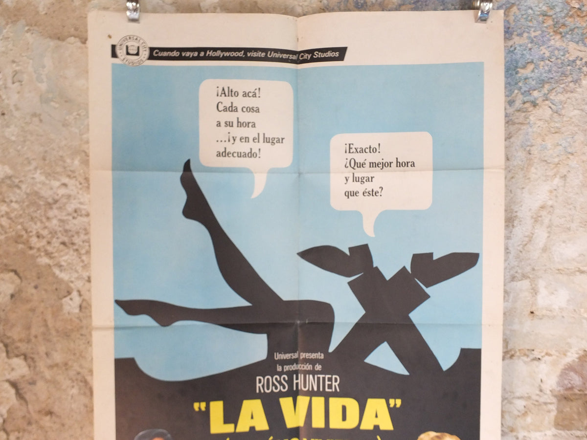 Original Vintage Movie Poster The Pad La Vida Loca Life and how to live it 1966 Spanish 1960s wall art US one sheet cinema film memorabilia