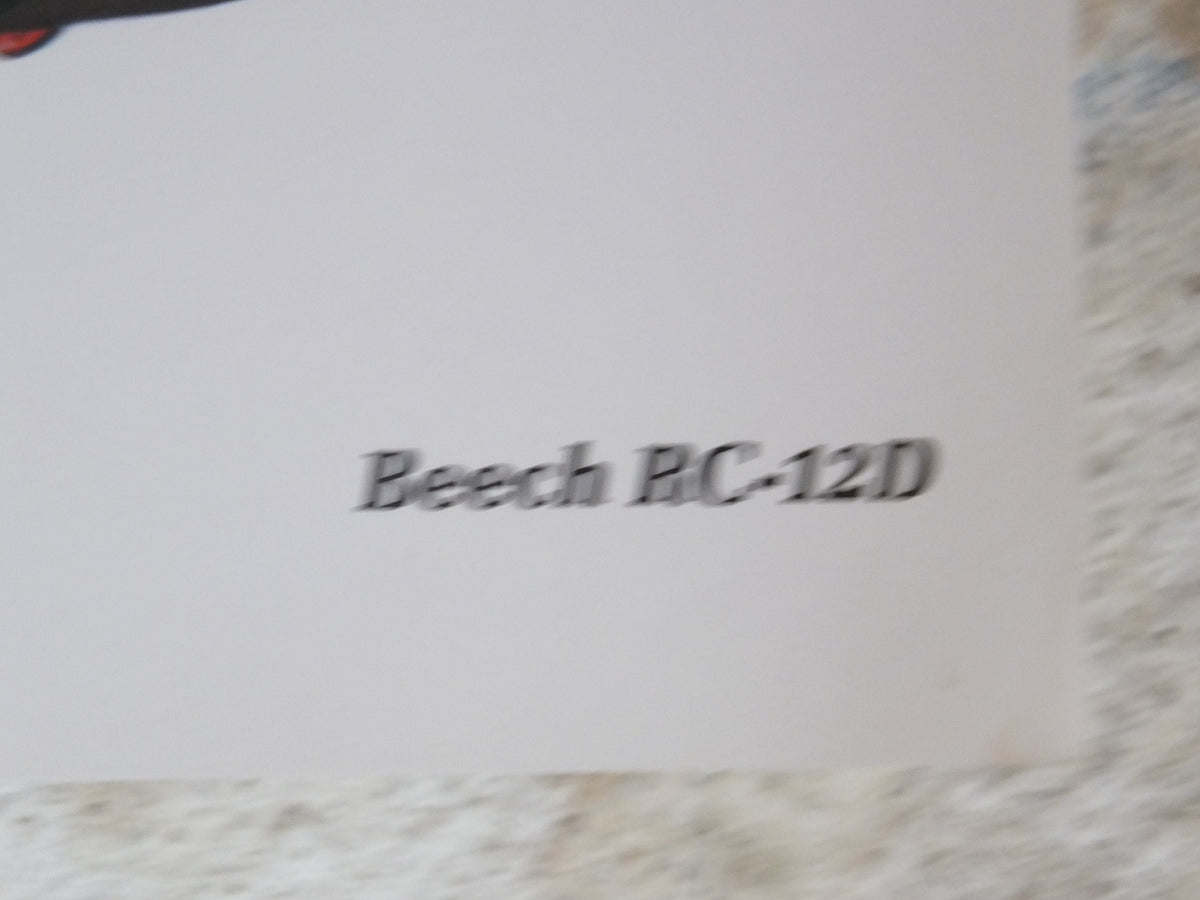 Original Vintage Poster Beech RC-12D by Chris Davey military air force airplane aeroplane wall art 1980s