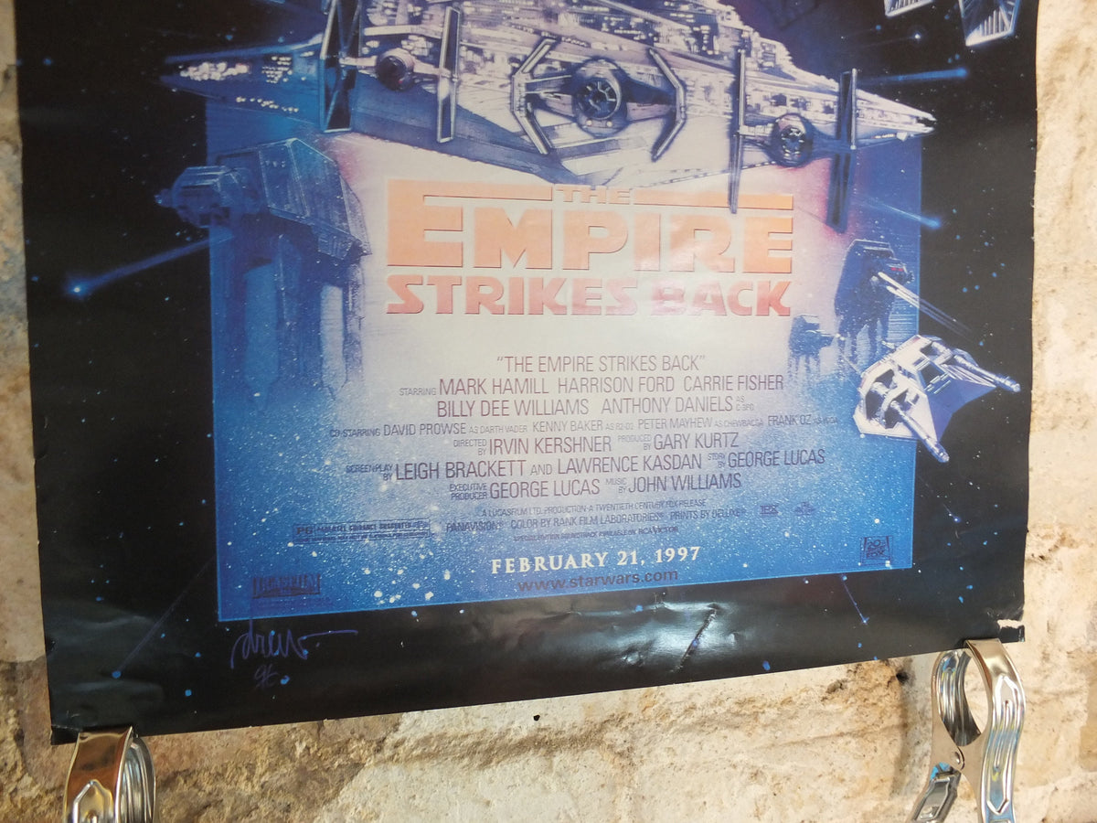 Vintage Movie Poster The Empire Strikes Back Special Edition 1997 1990s darth vader star destroyer wall art reprint cinema film memorabilia
